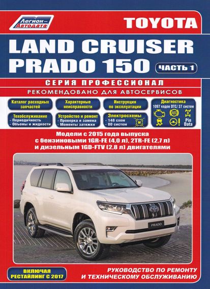 Toyota Land Cruiser Prado 150. Посібник з ремонту й експлуатації. Книга | Зображення 2