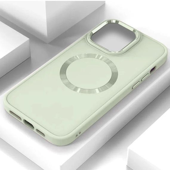 TPU чохол Bonbon Metal Style with MagSafe для Apple iPhone 15 (6.1") | Зображення 1