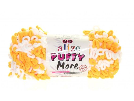 ALIZE PUFFY MORE 6282 алізе пуффі море алізе пуффі мо плюшева пряжа | Зображення 1