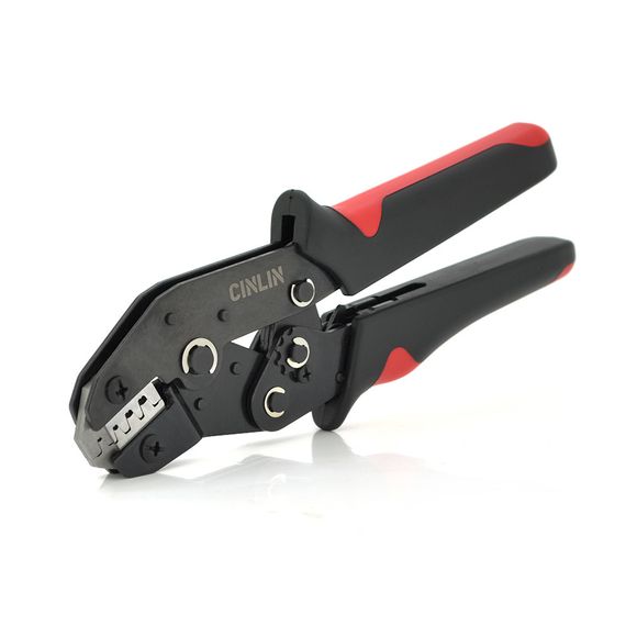 Инструмент обжимной SN-2549 для обжимки клемм,0.14-1.5mm2,Black-red