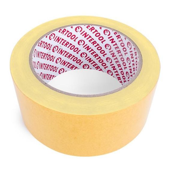 Скотч двосторонній 50 мм*25 м на поліпропіленовій основі INTERTOOL KT-09531 | Зображення 2