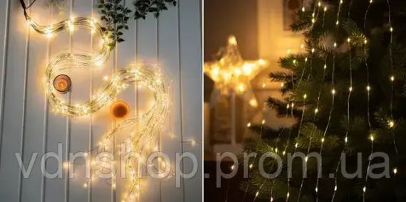 Гирлянда Смарт Конский хвост Bluetooth 30 нитей по 2м с пультом | Зображення 4