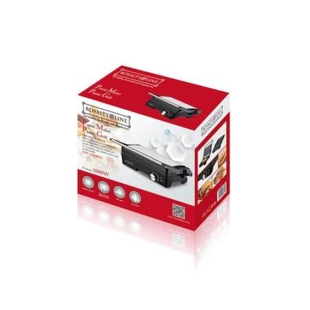 Електрична бутербродниця гриль Royalty line grill plate ST-1500.869.1 сендвічниця з керамічним покриттям | Зображення 1