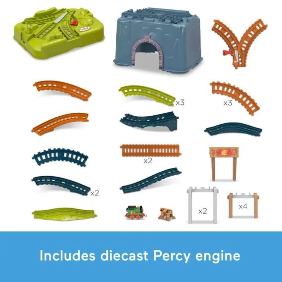 Паровозик Томас и друзья Детская железная дорога Fisher-Price Thomas & Friends Percy’s Connect & Build Track Bucket | Зображення 1
