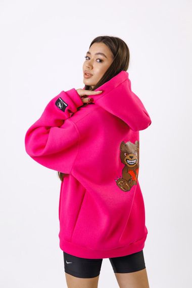 Зіп-Худі унісекс МА (01) Малиновий колір | Зображення 2