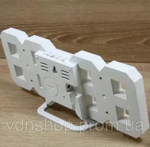 Електронний настільній годинник з будильником та термометром VST-883 Зелені | Зображення 3