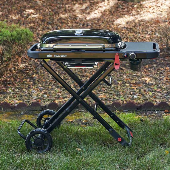 Портативний газовий гриль Weber Traveler 1501742 Код: 013798 | Зображення 1