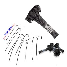 Скоби металеві для сітки від кротів 130х20х15 100 шт