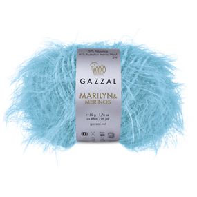 Пряжа для в'язання MARILYN & MERINOS № 8254 (Мерілін і Меринос) Gazzal нитки для плетіння спицями та гачком
