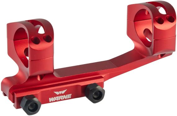 Кріплення-моноблок Warne X-Skeleton Mount. d - 30 мм. Ultra High. Weaver/Picatinny. Red | Зображення 1