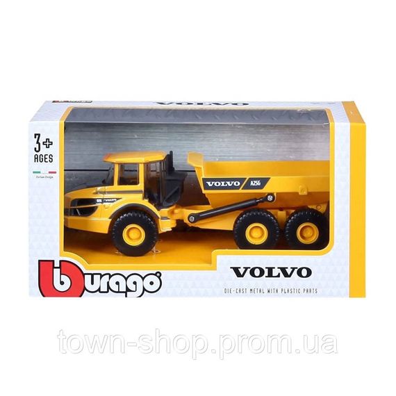 Автомодель "Самосвал Volvo A25G" Bburago 18-32085 серии Construction | Зображення 1
