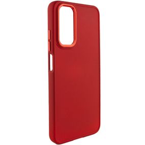 TPU чохол Bonbon Metal Style для Samsung Galaxy A14 4G/5G Силікон, Білий / White Силікон, Червоний / Red