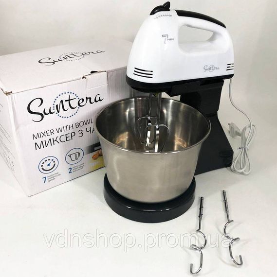 Зручний міксер для кухні Suntera, Надійний невеликий міксер для кухні з різними швидкостями QZ-38 | Зображення 2