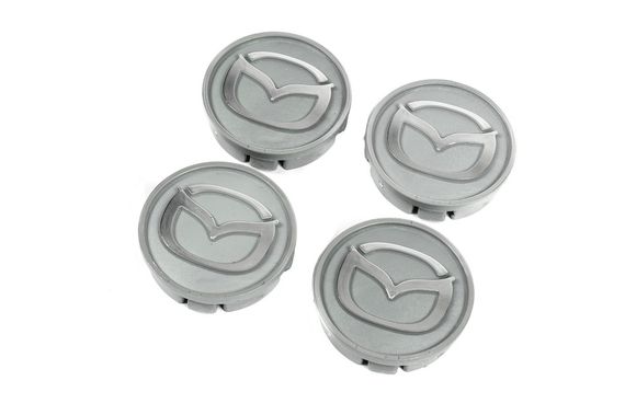 Ковпачки диски сірі maz5955tur-sir (59мм на 55мм, 4 шт) для Тюнінг Mazda | Зображення 1