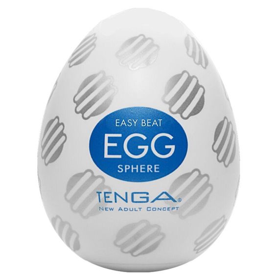 Мастурбатор-яйцо Tenga Egg Sphere с многоуровневым рельефом Sex Aura