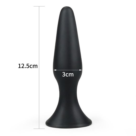 Анальна пробка - Lure Me Butt Plug L Black Sex Aura | Зображення 1