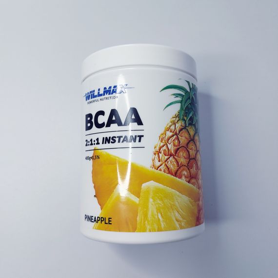 Амінокислоти BCAA WILLMAX 2:1:1 Instant 400 г | Зображення 1
