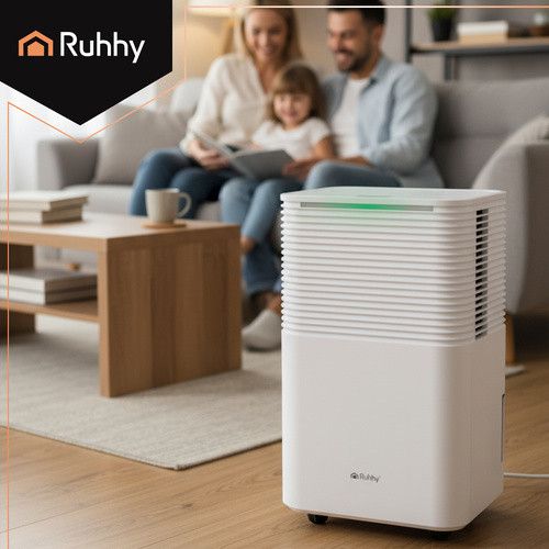Осушувач повітря потужний конденсаційний Ruhhy 26498 12 л/24 год, гігростат, таймер, WiFi | Зображення 3