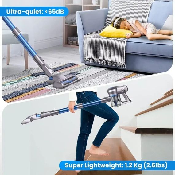 Вертикальний акумуляторний пилосос Greenote GSC50 4-в-1 | Зображення 4