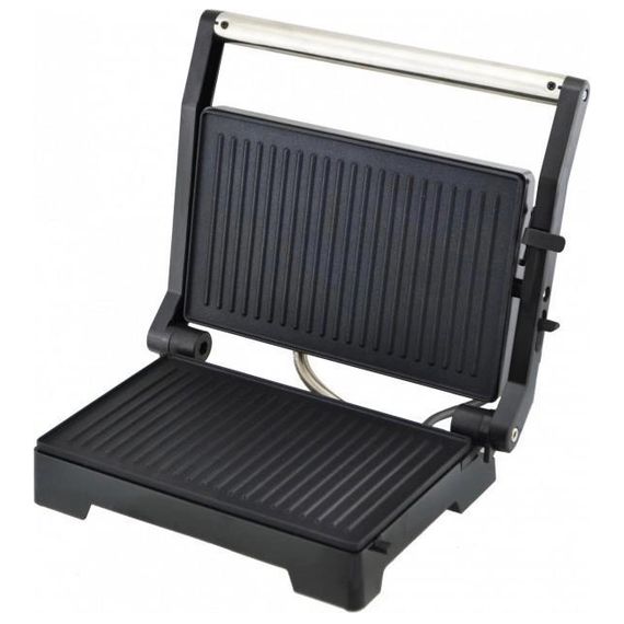 Гриль электрический Domotec MS-7708 контактный прижимной с антипригарным гранитным покрытием 1000 W | Зображення 5