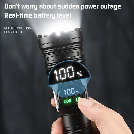 Ліхтар з функцією зуму NIGHT VISION FLUORESCENCE 701-PM10-TG, Li-Ion акумулятор, ЗУ Type-C, індикація заряду (47152-701_302) | Зображення 5