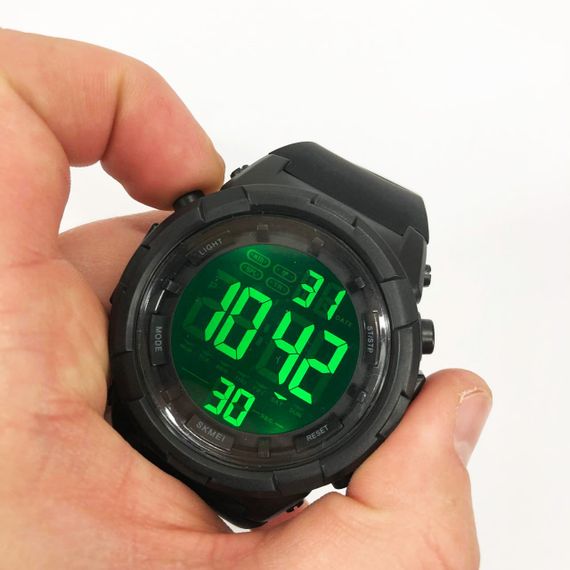 Спортивні годинники чоловічі водонепроникні SKMEI 1845BK, Кращі тактичні годинники YZ-15 | Зображення 5