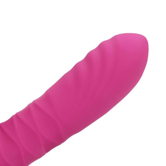 Вибратор для точки G Loveline Thrusting and Tapping Vibrator - Powerful Pink Sex Aura | Зображення 6