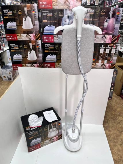Белый Отпариватель вертикальный для одежды со стойкой Zepline ZP-129 3000W