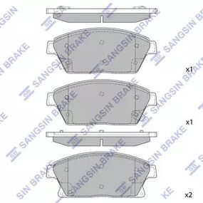Колодки передні гальмівні Cruze, Hi-Q (SP1480)