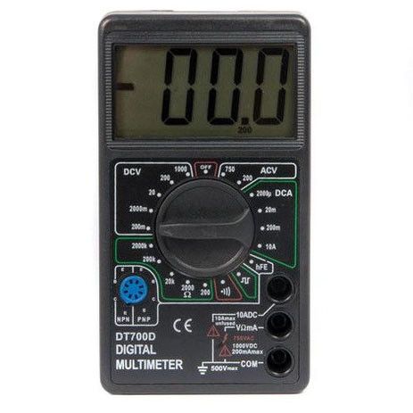 Тестер для электрика Digital Tech DT700D, Мультиметр тестер вольтметр, YQ-862 Тестеры электроизмерительные | Зображення 1