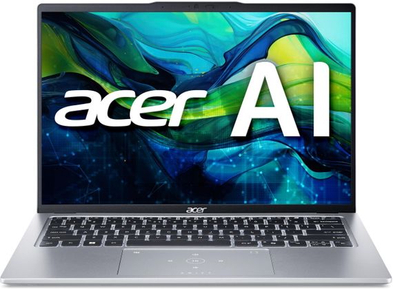 Ноутбук Acer Swift Go 14 SFG14-73 14' 2.8K OLED, Intel U7-155H, 32GB, F1TB, UMA, Lin, сріблястий (NX.KY7EU.002)