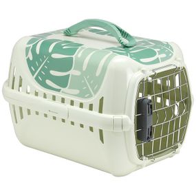 Переноска для собак і котів з металевими дверима Moderna Trendy Runner, 50 см х 32 см х 35 см, зелена