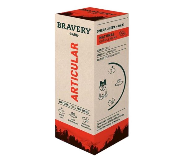 Масло лосося для здоровья суставов у собак Bravery Care Oil Articular, 500 мл