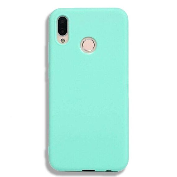 Чохол Candy Silicone для Huawei P Smart Plus колір Бірюзовий