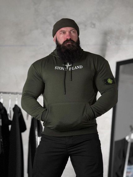 Худі maklin Stone island олива ВТ5074 | Зображення 1