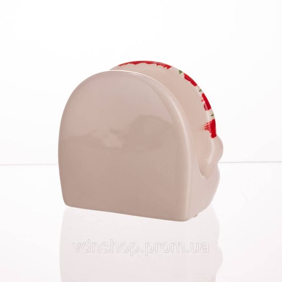 Салфетница на стол Santa Ø15 см фарфоровая CR-1-37 | Зображення 2