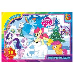 Детский пазл "My little Pony" MLP034 постер, 70 элементов
