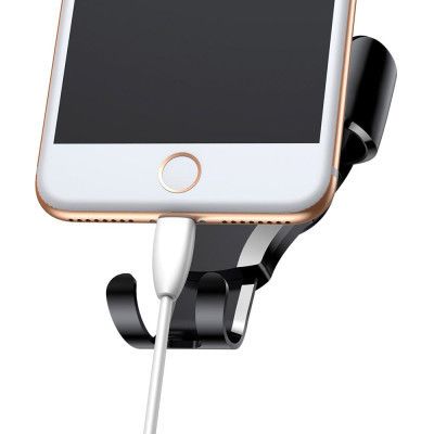 Универсальный автодержатель Baseus Osculum Type Gravity Car Mount Black (SUYL-XP01) | Зображення 5