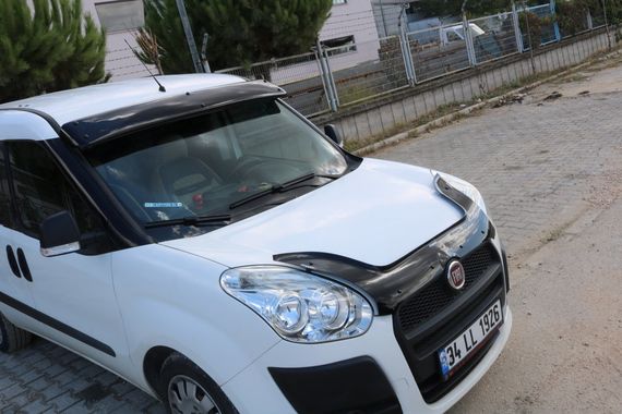 Дефлектор капота EuroCap (2010-2015) для Fiat Doblo III | Зображення 8