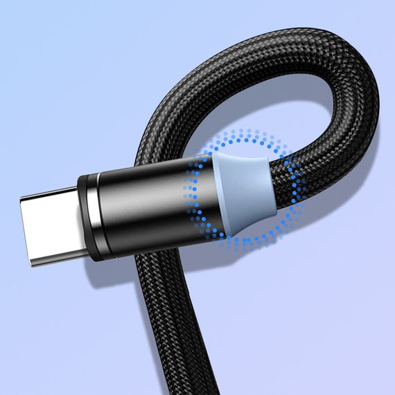 Магнитный кабель Kaku KSC-306 USB - Type-C 1m - Black | Зображення 2