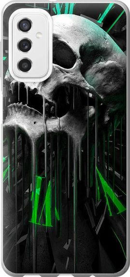 Чехол на Samsung Galaxy M52 M526B Череп-часы "4100u-2490-17620"