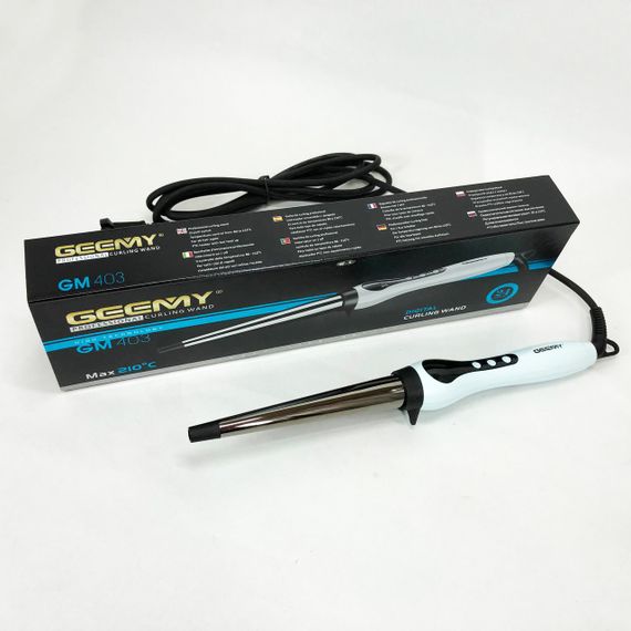 Конусна професійна плойка для локонів Gemei GM-403 | Зображення 3
