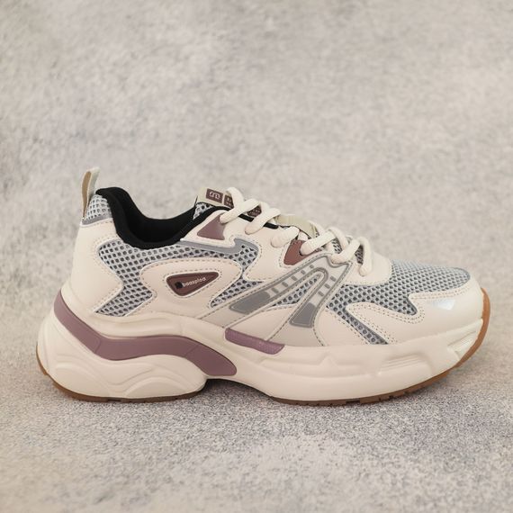 Кросівки жіночі шкіряні 588615 Молочні 36 37 38 39 40