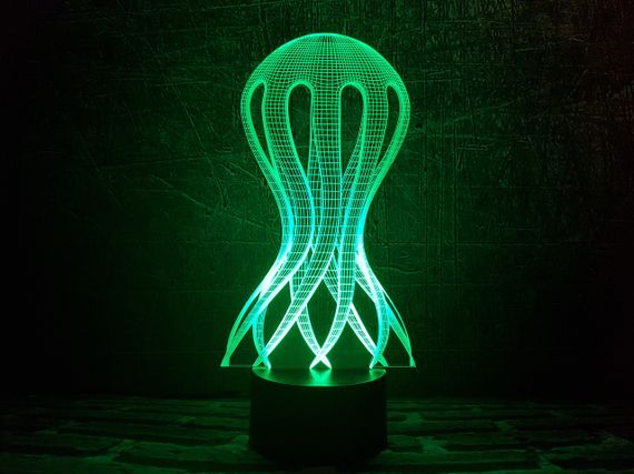 Змінна пластина для 3D каганця "Медуза" 3DTOYSLAMP