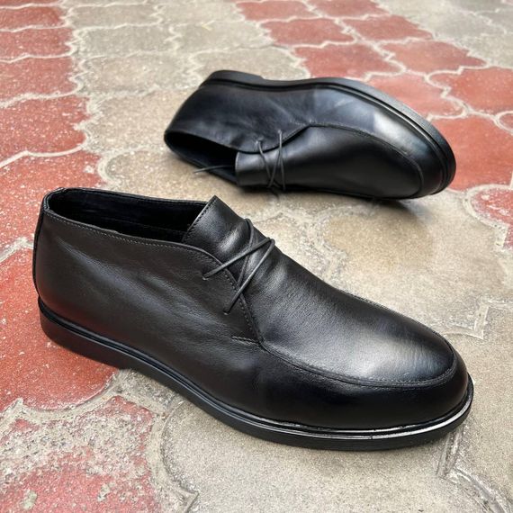 Кожаные демисезонные лоферы 47 размер