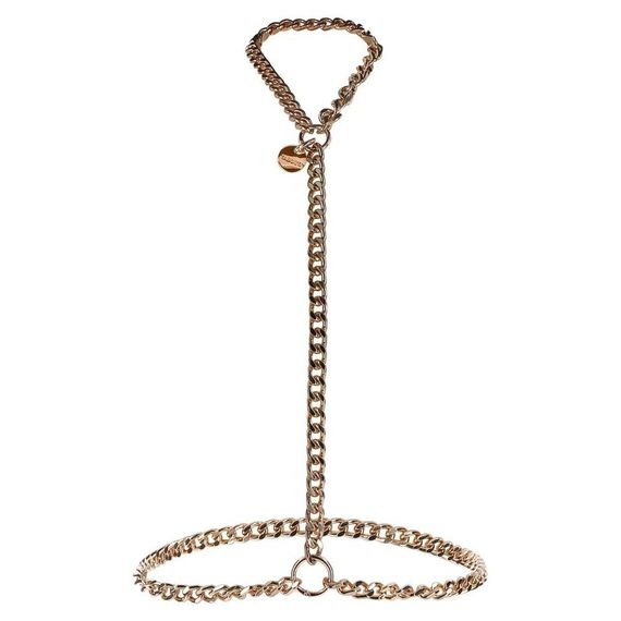 Портупея золота TABOOM DONA Statement Harness із металу Sex Aura | Зображення 1