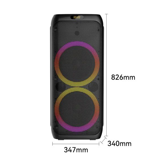 Беспроводная караоке-колонка с двумя микрофонами SPS ZQS10209 | Зображення 4