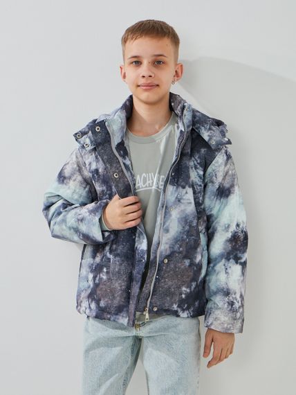 Куртка для хлопчика Dinomin WNQ04 134 см Сірий shop (2000999502842)
