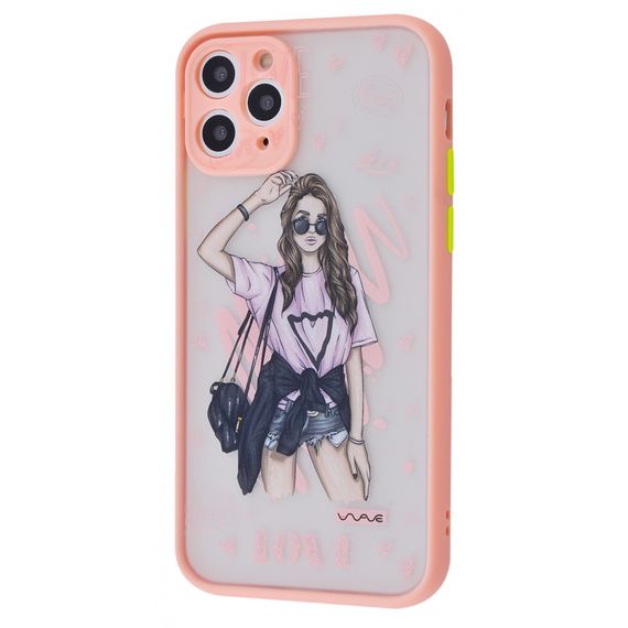 Чохол для Apple Iphone 11 VJ-779 Pro персиковий