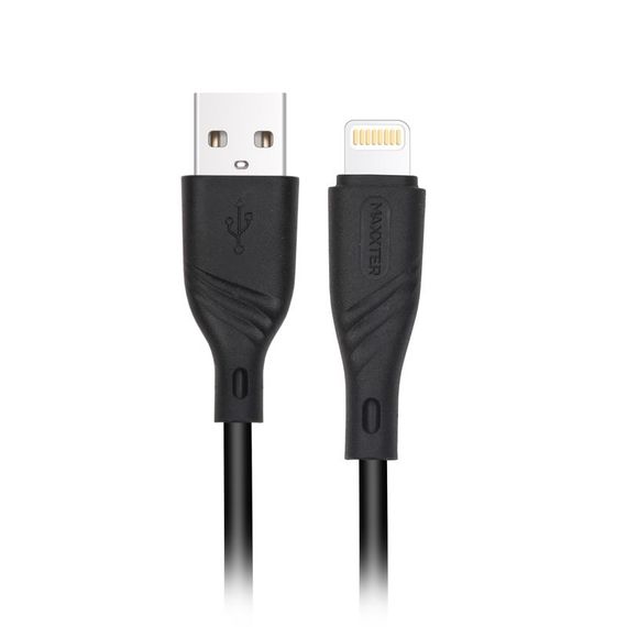 Кабель Maxxter UB-L-USB-02-2m, USB 2.0 А-папа/Lightning, 2.0 м.